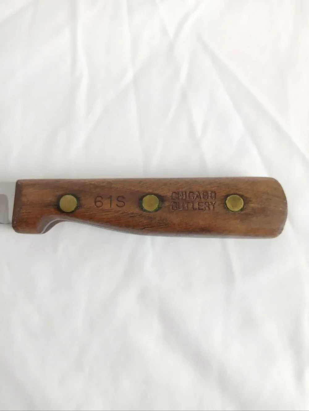 Vintage Chicago Cutlery 61S Boning Utility Knife Full Tang 6 Inch Blade